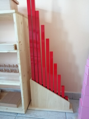 Materiale Montessori Barre rosse (disponibile tra 10gg)-MON-BAR-ROS-20