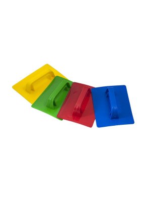 Miniland Cazzuole da muratore in plastica resistenti colorati per sabbiera-29031-20
