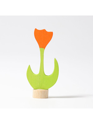 Grimms Decorative Figure Orange Tulip for Large Birthday-03670-20