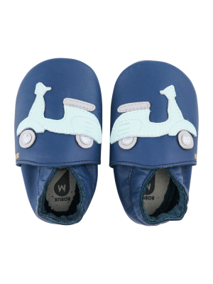 Babbucce Soft Sole Bobux Soft Sole Scoot Navy-1000-132-01-20