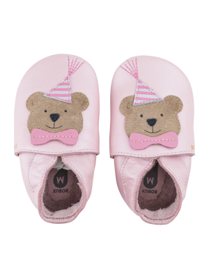 Babbucce Soft Sole Bobux Soft Sole Party Bear Blossom Pearl-1000-137-61-20