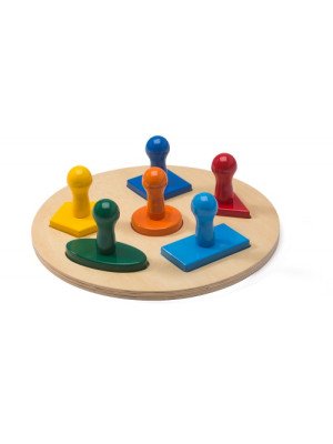 Materiale Montessori Tavolo di classificazione con forme-MON-F-43-20