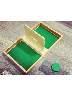 Materiale Montessori Tavola imbucare con dischetto-MON-R-480-20