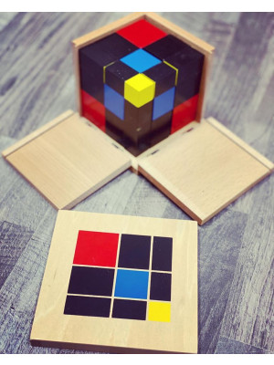 Materiale Montessori Cubo del trinomio-MON-220-20
