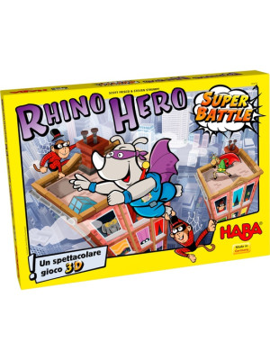 Haba Gioco Cooperativo Rhino Hero – Super Battle 303670 5+-303670-20