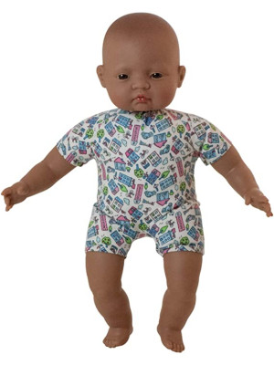 Miniland Bambola Baby Unisex Latino 40cm Corpo Morbido in Tessuto 31067-8413082310677-20