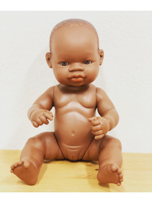 Miniland Bambola Baby Girl Africa 32cm (no intimo)-31034-20