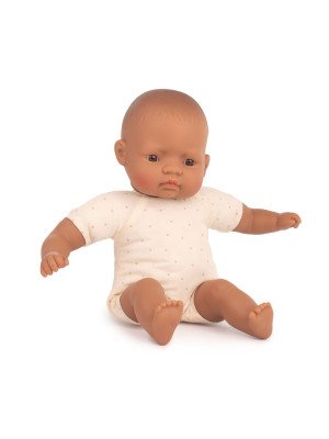 Miniland Bambola Baby Unisex Latino 32cm Corpo Morbido in Tessuto 31367-31367-20