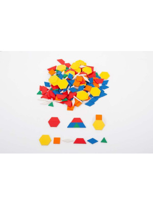 Edx Education Plastic Pattern Blocks Pk250-52173-20