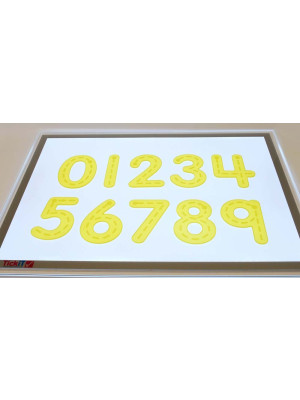 Tickit SiliShapes® Trace Numbers Yellow Pk10 54509-5060138821392-20