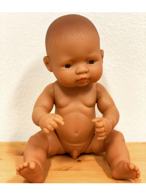 Miniland Bambola Baby Boy Latino 32cm (no intimo)-31037-20