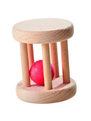 Nic Toys Sonaglino con pallina di legno bio-61307.1-20