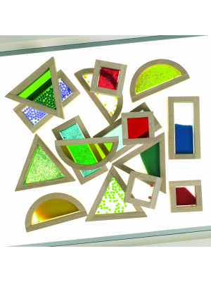 Tickit Blocchi Sensoriali con glitter, sabbia, pallini Sensory Blocks 16 pezzi 73281-5060138820289-20