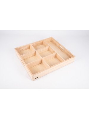 TickIT Wooden Discovery Boxes Raccoglitore in legno 7 sezioni 74055-5060138829985-20