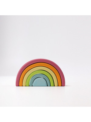 Grimms Arco colori medio Pastello Rainbow Pastel 6 pezzi-10701-20