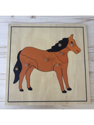 Materiale Montessori Incastro Il cavallo-MON-181-20