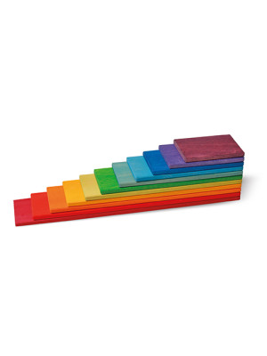 Grimms Rainbow Building Boards Listelli Arcobaleno 11 pezzi-10668-20