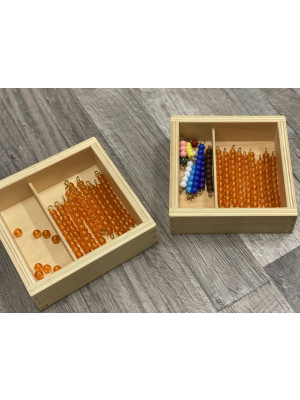 Materiale Montessori Bastoncini di perle per Tavole del Seguin 11-19 e 11-99-MON-150-20
