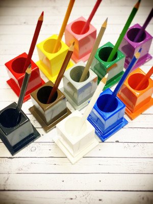Materiale Montessori Porta matite colorate 11 pezzi (disponibile tra 10gg)-MON-103-20