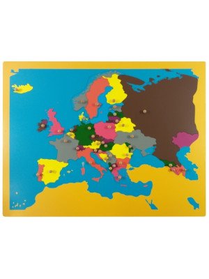 Materiale Montessori Incastro Europa (disponibile 7gg lavorativi)-MON-070-20