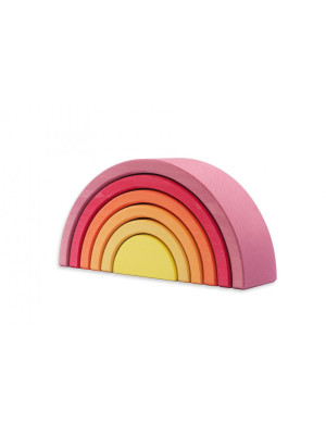 Ocamora Encajable de 6 arcos Arco colorato Pink Rainbow 6 pezzi Rosa-A-0612-20