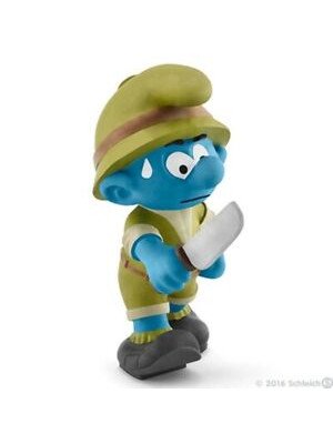 Schleich The Smurfs Adventurer Jungle Smurf Toy-4005086207820-20