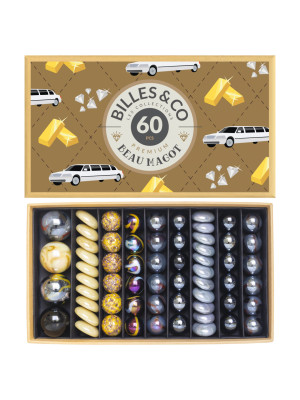 Billes and Co Set di 60 biglie Luxe Beau Magot-BOX-07-20
