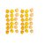Gioco in legno sostenibile Grapat Mandala Yellow Honeycombs 36 pezzi-Grapat-18-201-24