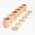 Gioco in legno sostenibile Grapat 6 cups with lid in natural wood-Grapat-16-136-22