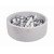 MeowBaby® Baby Foam Round Ball Pit 90x30cm with 200 Balls Light Grey-BW01001IE-20