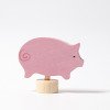 Grimms Decorative Figure pink Pig for Large Birthday-Grimms-03316-06