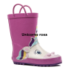 Stivali in Gomma Rainboots Unicorno Rosa-RAIN-001-003-03