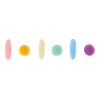 Edx Clear Junior Rainbow Pebbles Sassi traslucidi per piano luminoso 36 pz. 54109-EDX Education-5060138828544-00