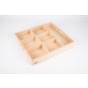 TickIT Wooden Discovery Boxes Raccoglitore in legno 7 sezioni 74055-TickIT-5060138829985-01