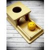 Materiale Montessori Scatola di legno con vassoio-MON-R-450-04