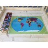 Materiale Montessori Cartina del mondo con bandierine e stand (disponibile tra 7gg)-MON-B-276-013