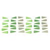 Gioco in legno sostenibile Grapat Mandala small green cones 36 pezzi-Grapat-18-200-011
