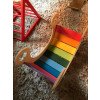 Rainbow Multicolor Balance Board MAXI di ispirazione Waldorf Montessori Pikler-MULTICOLORBALANCE-00
