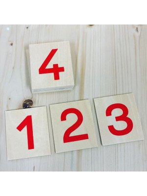 Materiale Montessori Cartelli dei numeri-MON-CART-NUM-10