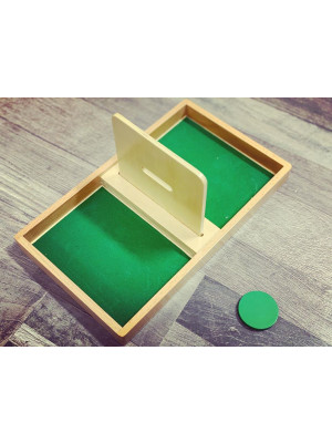 Materiale Montessori Tavola imbucare con dischetto-MON-R-480-10