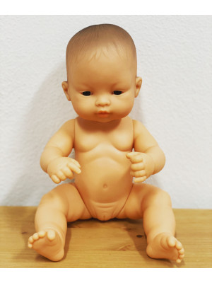 Miniland Bambola Baby Girl Asia 32cm (no intimo) 