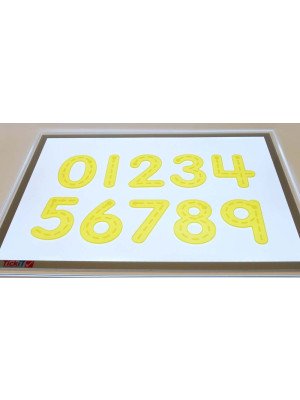Tickit SiliShapes® Trace Numbers Yellow Pk10 54509-5060138821392-10