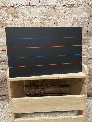 Materiale Montessori Lavagna nera con righe-MON-LAVRIGHERB-10