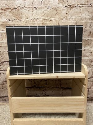 Materiale Montessori Lavagna nera con quadrati-MON-LAVQUAD-10