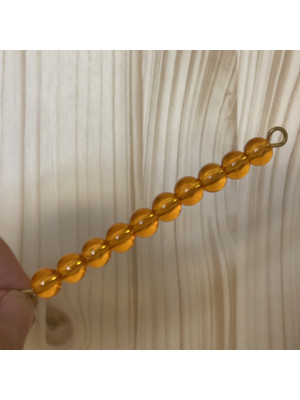 Materiale Montessori Bastoncino di 10 perle-MON-DECINA-10
