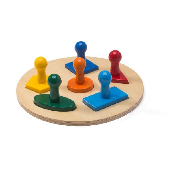 Materiale Montessori Tavolo di classificazione con forme-MON-F-43-09
