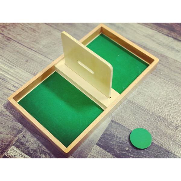 Materiale Montessori Tavola imbucare con dischetto-MON-R-480-01