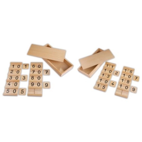 Materiale Montessori Tavole del Seguin 11-19 e 11-99 (disponibile tra 7gg)-MON-189-01