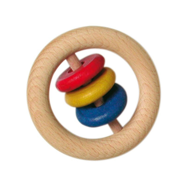 Nic Toys Ring with discs, small-Gluckskafer/NIC-520059-01