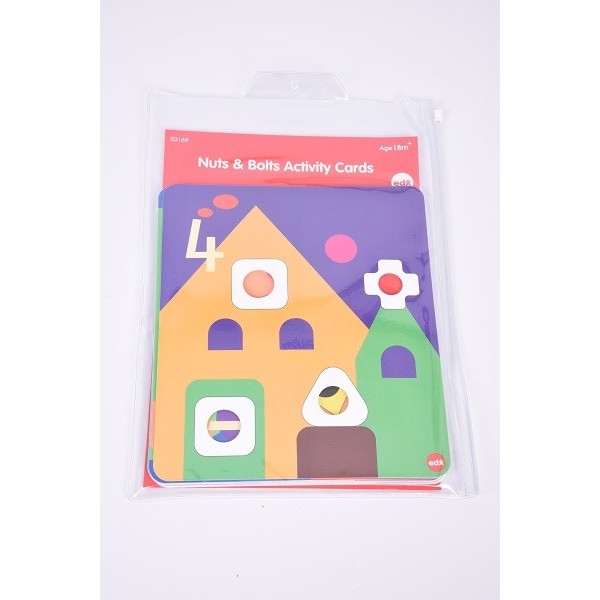 Edx Nuts and Bolts Activity Cards 12 pz.-EDX Education-53997-00
